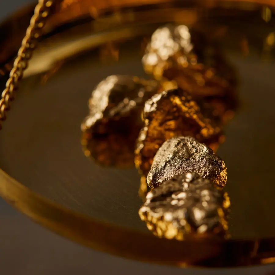 Pépite D'or Cristallisée Naturelle D'Australie - Minéral Rare, Collection Ou Décoration