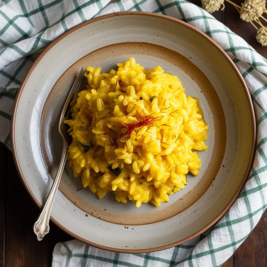 risotto allo zafferano